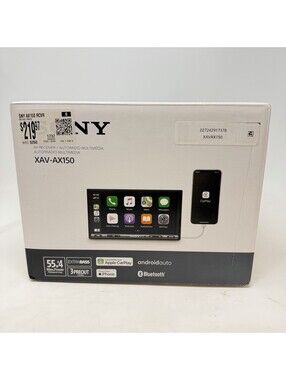Sony XAV-AX150 Apple CarPlay/Android Auto 7" Touchscreen-Double-DIN In-Dash Unit